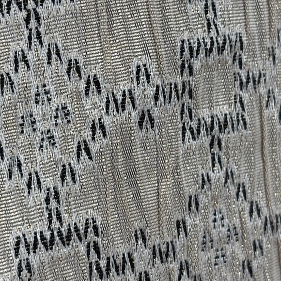 Lane Bryant Womens Size 24 Shorts Black White Gold Metallic Geometric Print - Picture 2 of 7